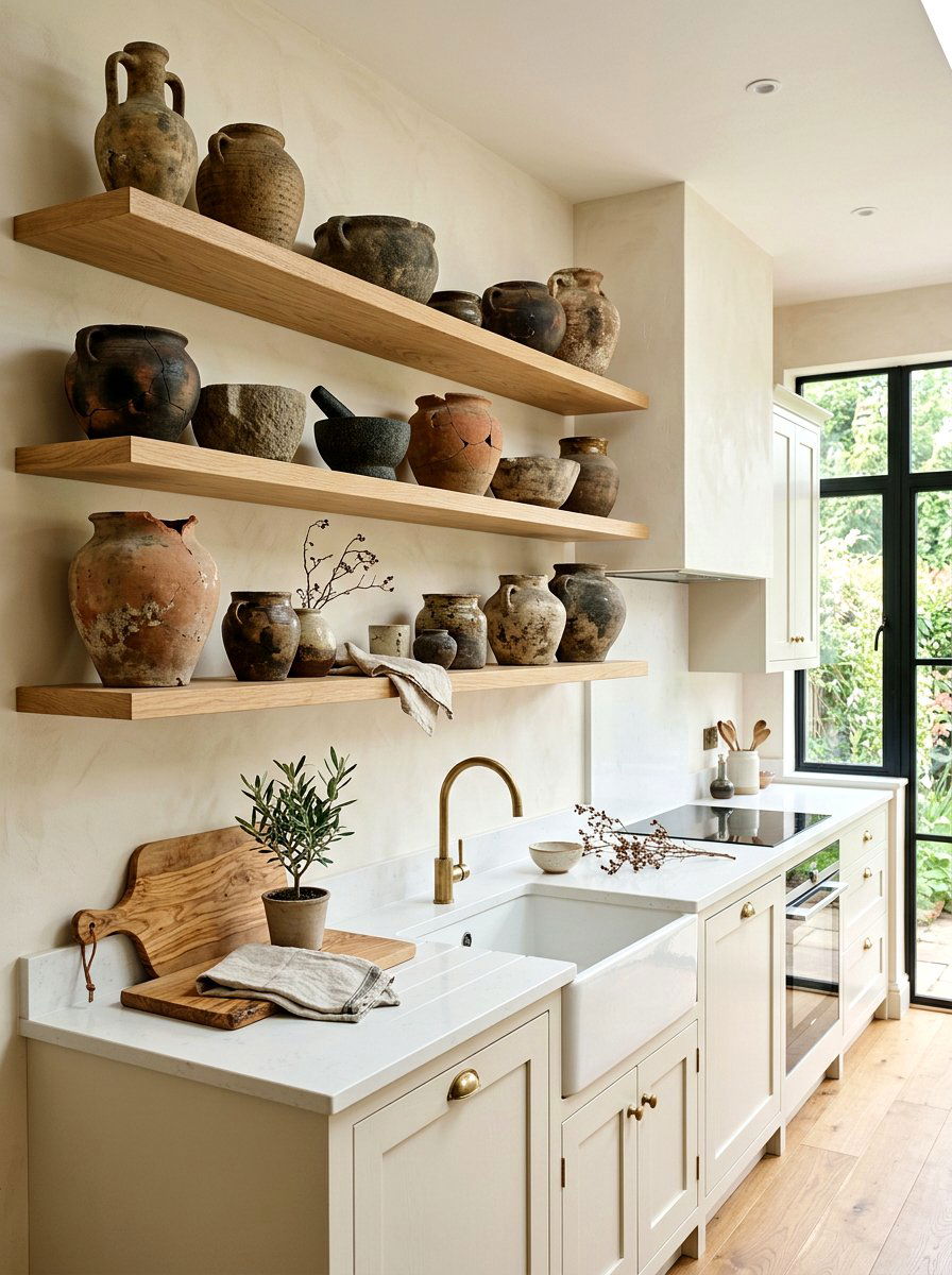 Aged pottery vase - 30 antique decor styling ideas
