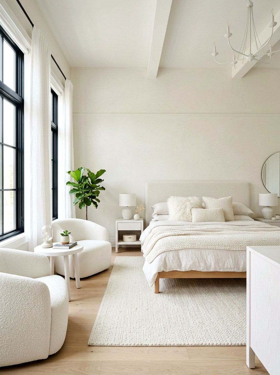 Airy White Bedroom - 30 California casual bedroom ideas