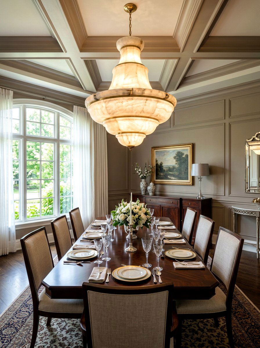 Alabaster Chandelier Dining Room - 30 alabaster lighting ideas
