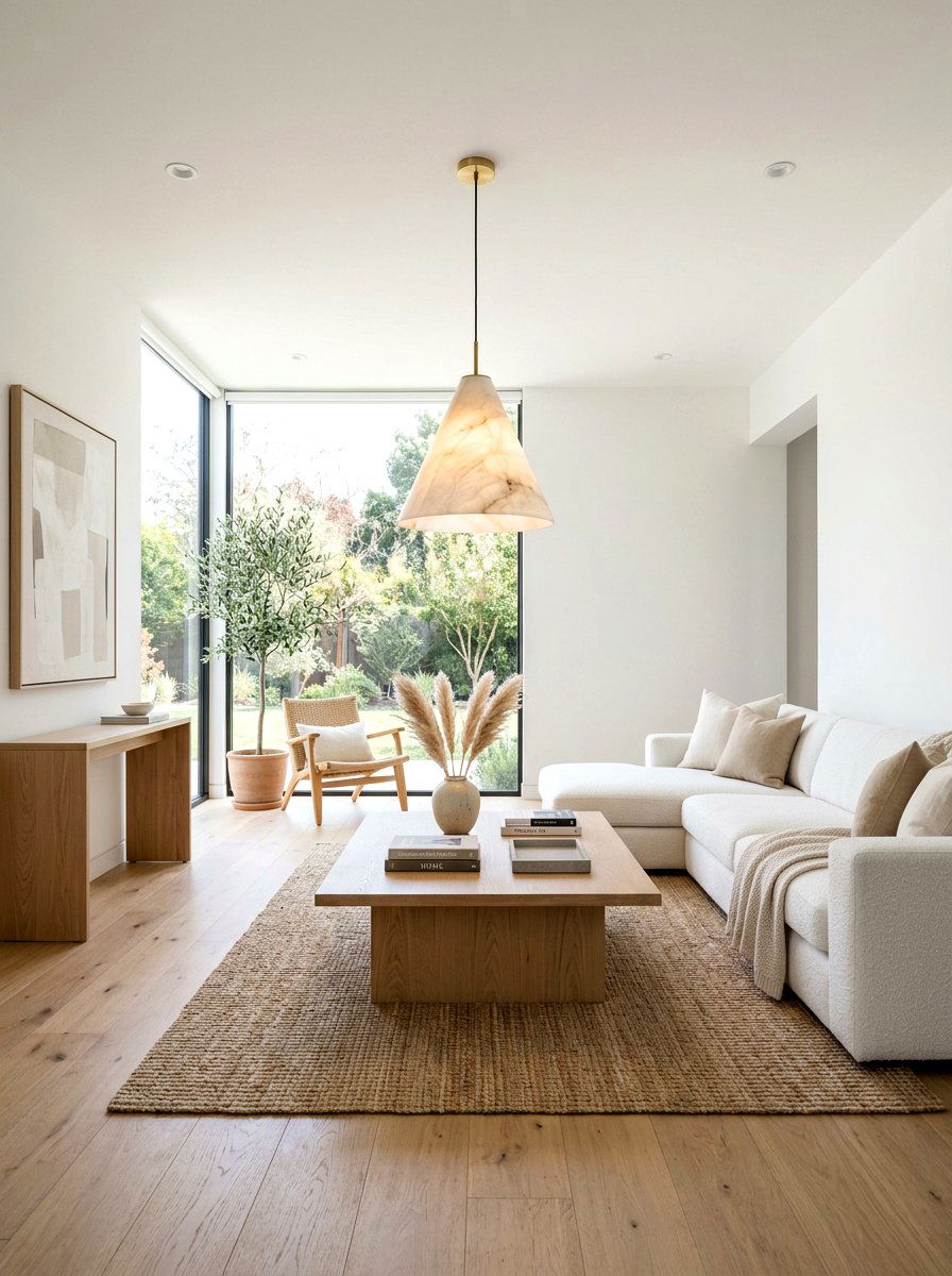 Alabaster Cone Light Living Room - 30 alabaster lighting ideas