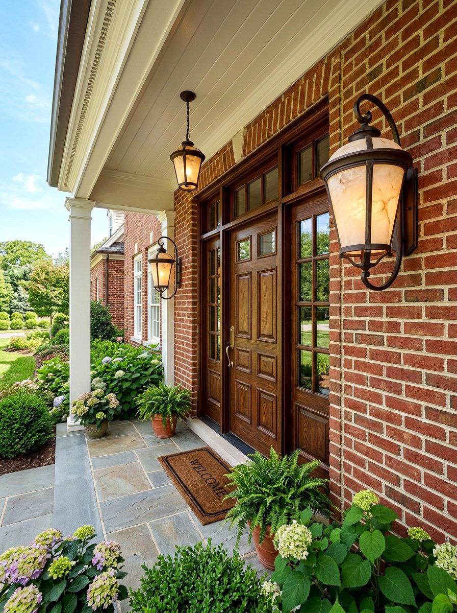 Alabaster Lantern Light Front Entry - 30 alabaster lighting ideas