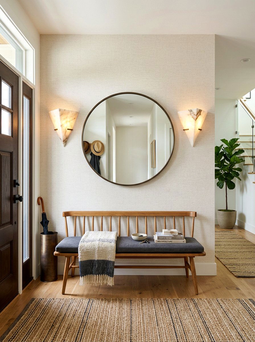 Alabaster Pyramid Light Wall Sconce - 30 alabaster lighting ideas