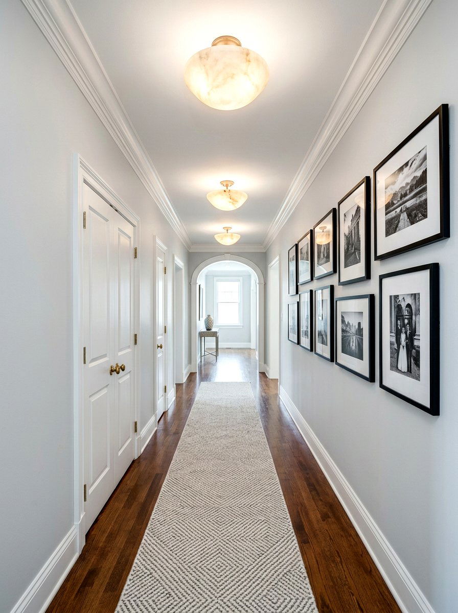 Alabaster Semi Flush Mount Hallway - 30 alabaster lighting ideas