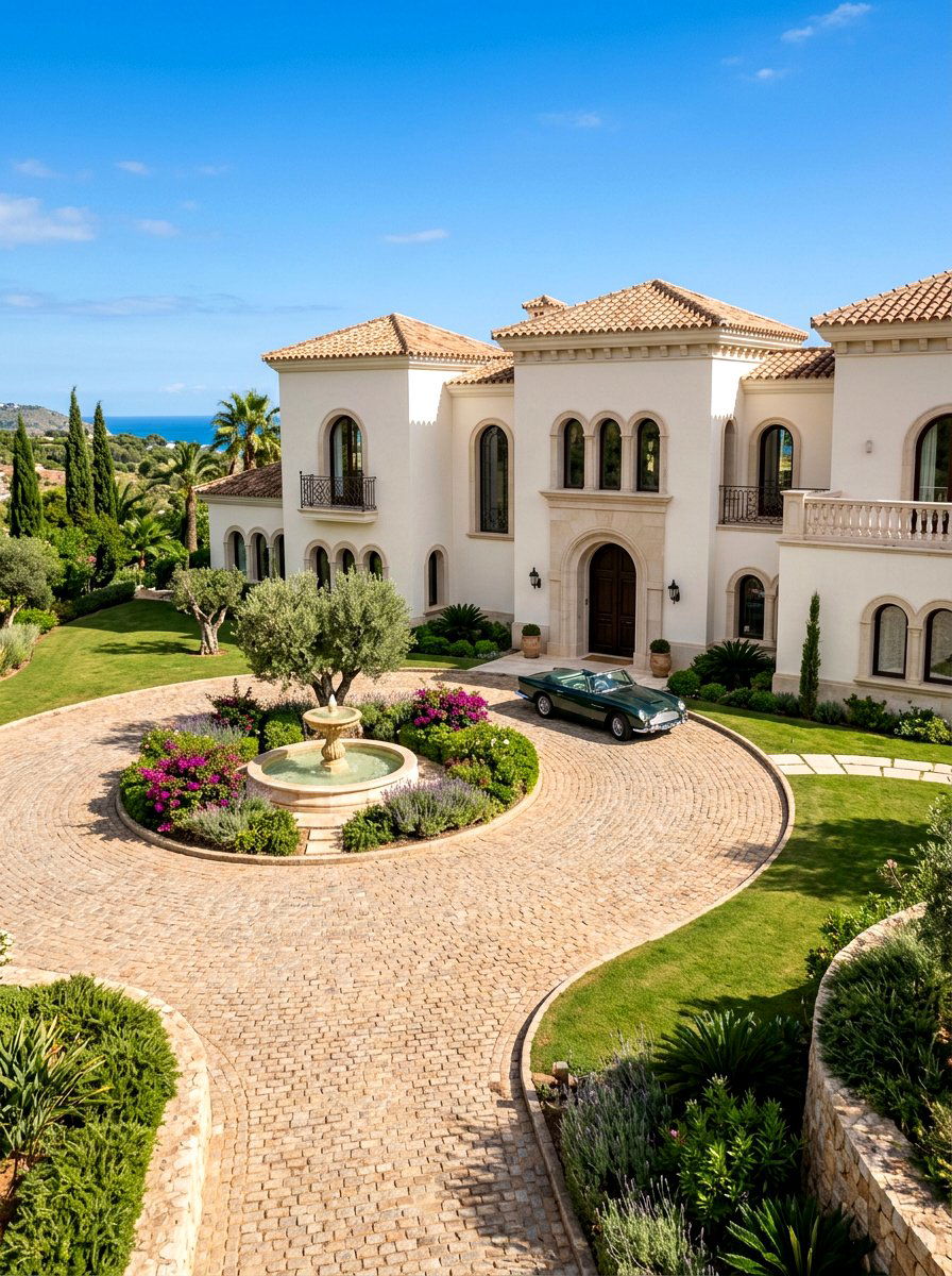 Alabaster Stucco Exterior - 30 soft white exterior ideas