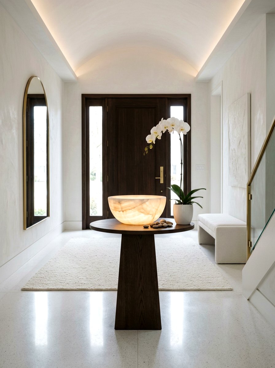 Alabaster entry bowl - 30 entry bowl catchall ideas