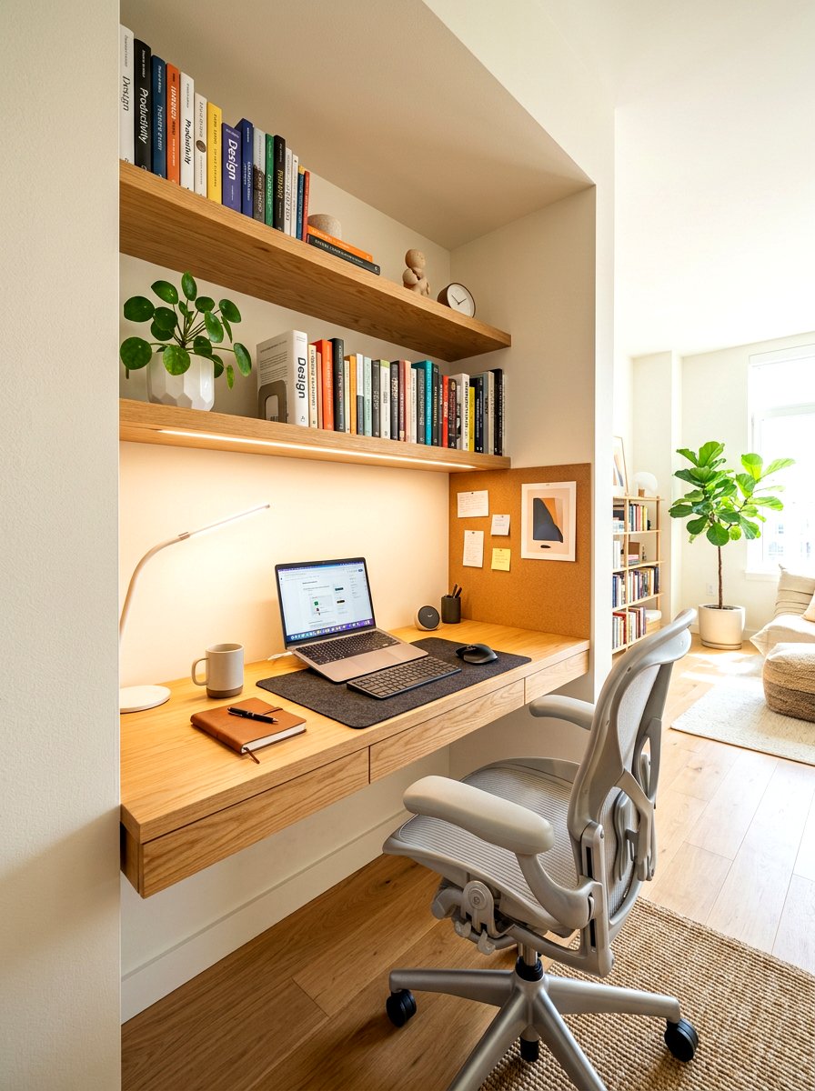 Alcove Studio Home Office - 30 alcove studio apartment ideas