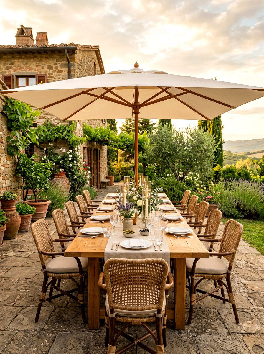 Alfresco Dining Space - 30 backyard hosting ideas