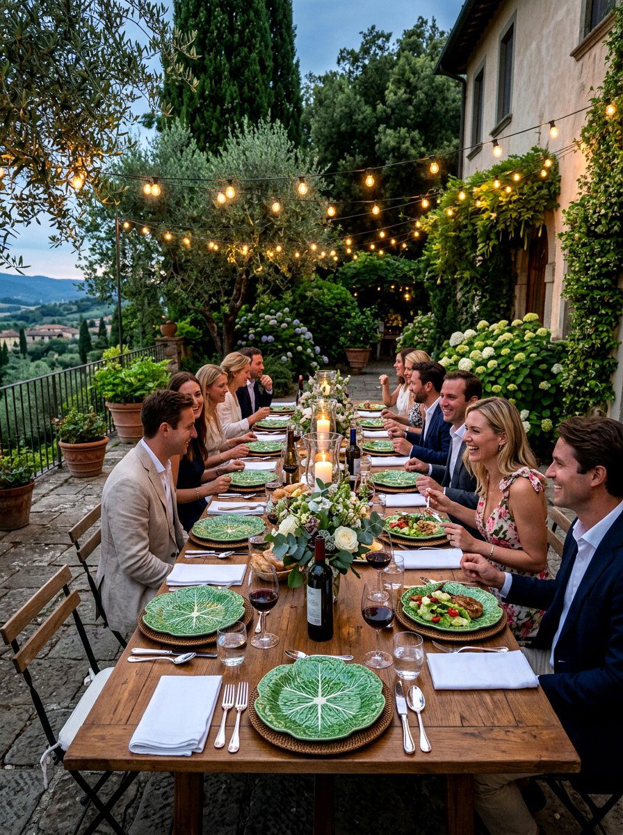 Alfresco Dinner Party - 30 lettuce plate dining ideas