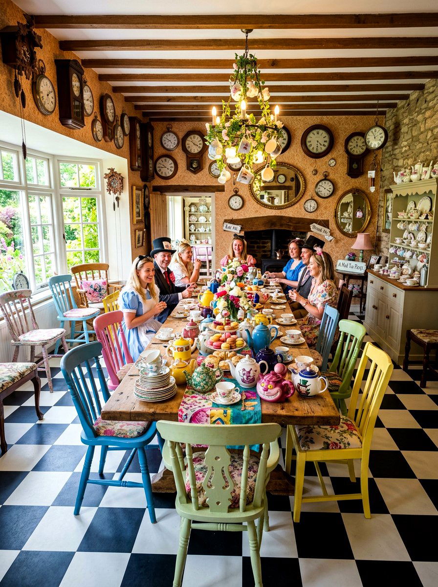Alice In Wonderland Dining Room - 30 tea party dining room ideas