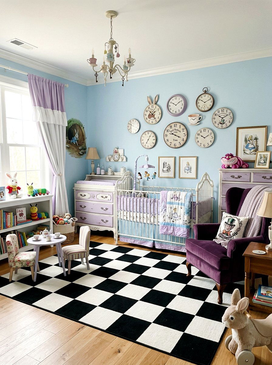 Alice In Wonderland Nursery - 30 storybook nursery ideas