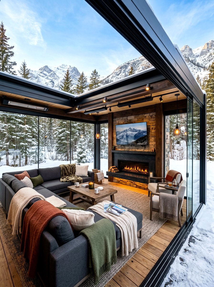 All Season Outdoor Lounge - 30 cabana lounge ideas