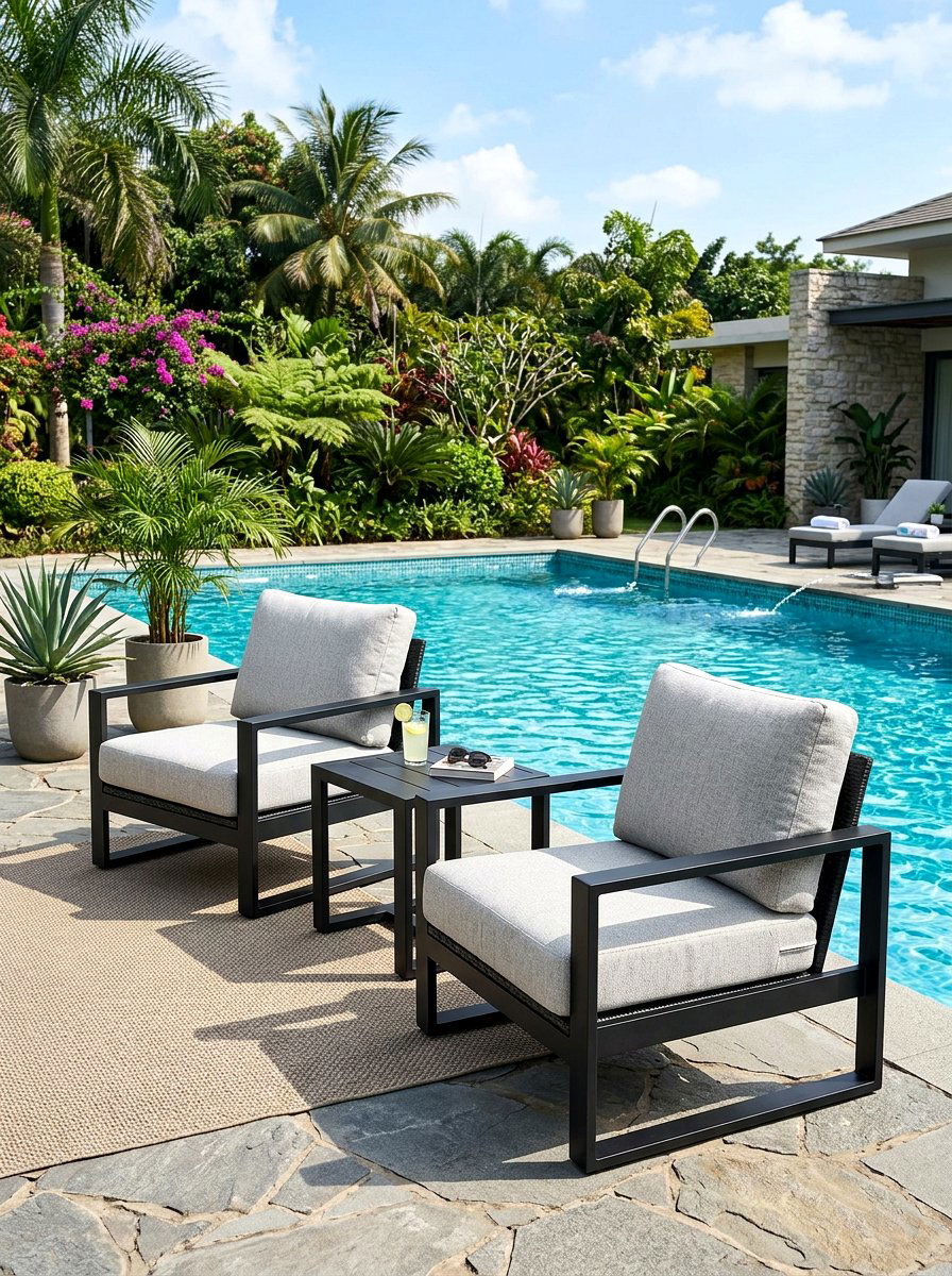 All Weather Armchair - 30 plush patio seating ideas