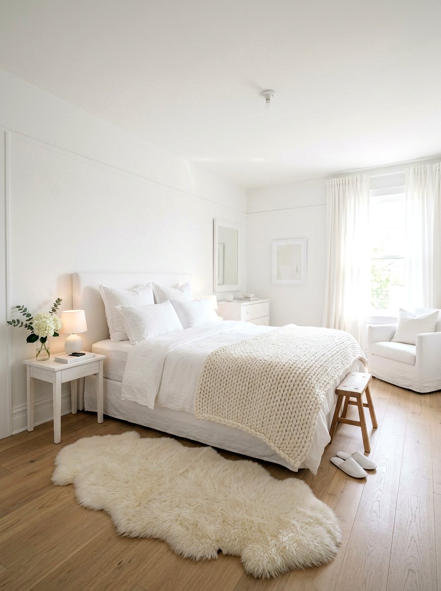All White Bedroom - 30 aesthetic bedroom ideas