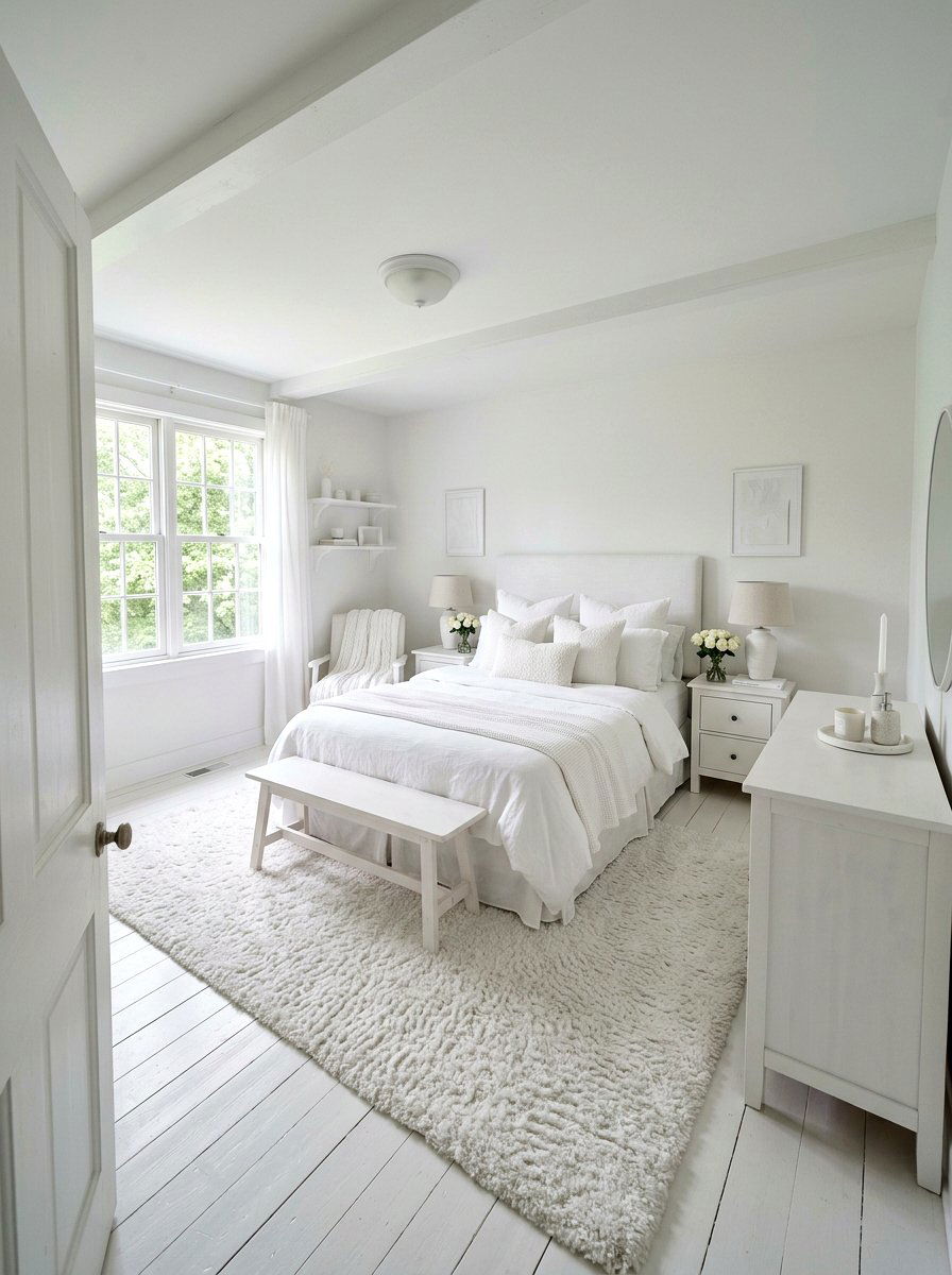 All White Guest Bedroom - 30 guest bedroom ideas