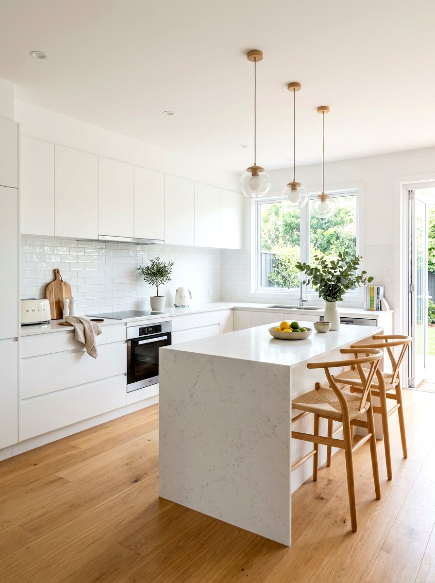 All White Kitchen - 30 Scandinavian kitchen ideas