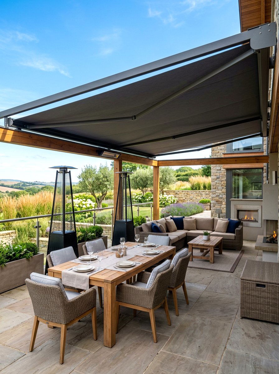 All weather terrace - 30 terrace lounge ideas aesthetic
