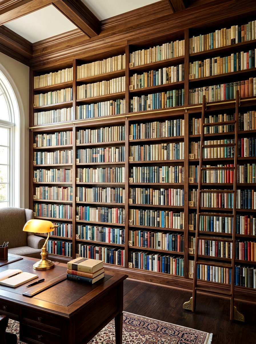 Alphabetical Author Name Filing - 30 organizing a bookshelf ideas