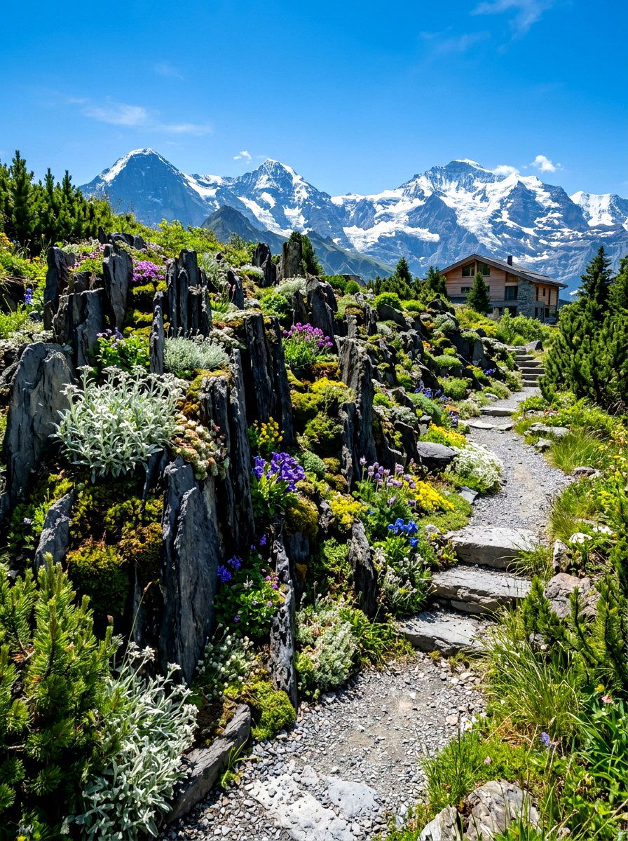 Alpine Crevice Garden - 30 alpine garden ideas