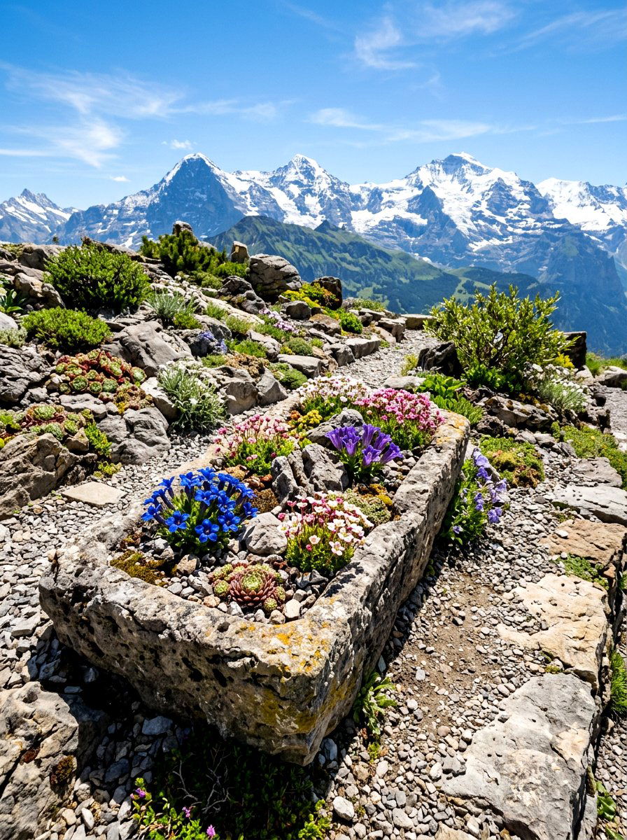 Alpine Garden - 30 flower garden ideas