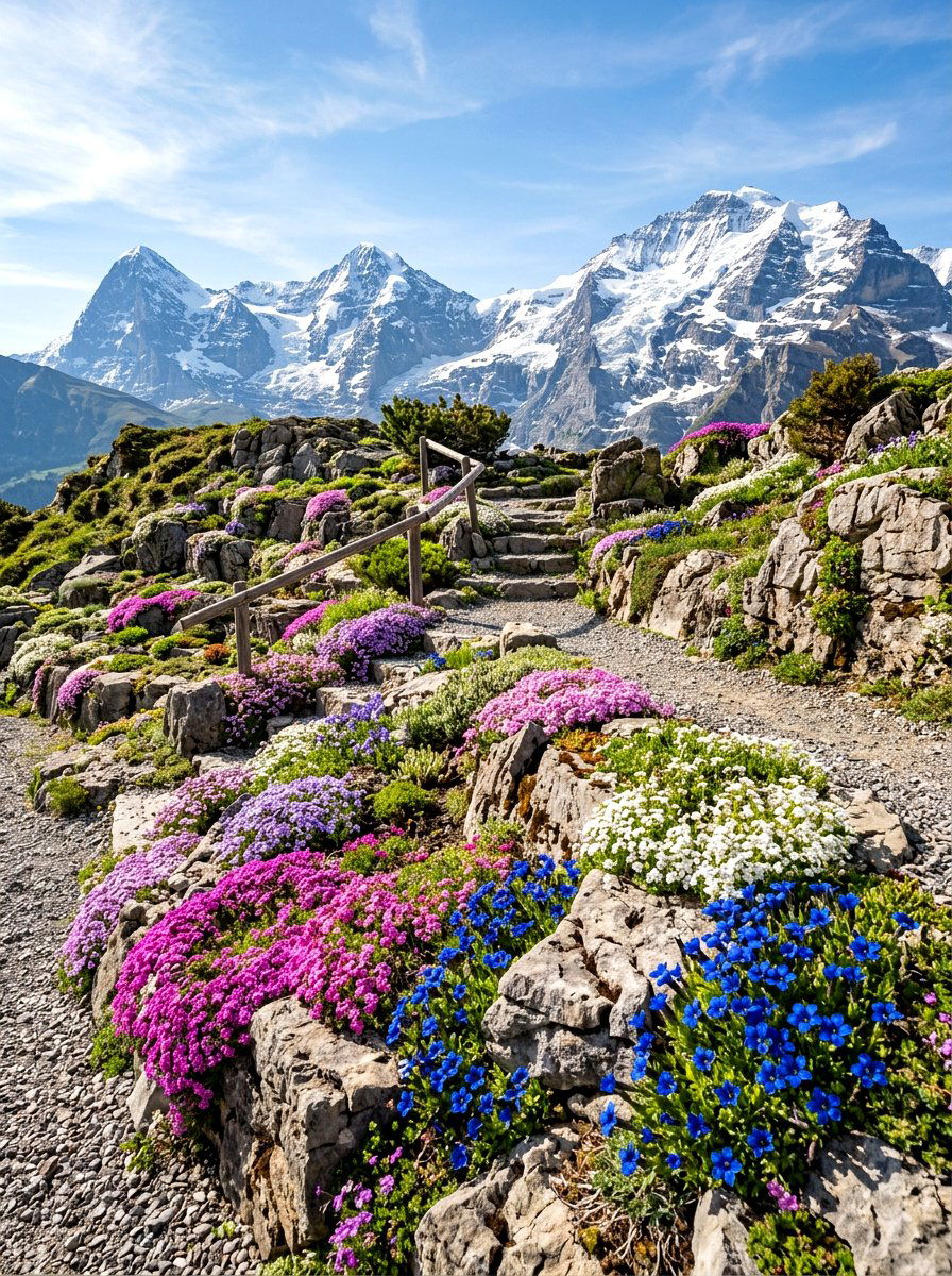 Alpine Rock Garden - 30 rock garden ideas