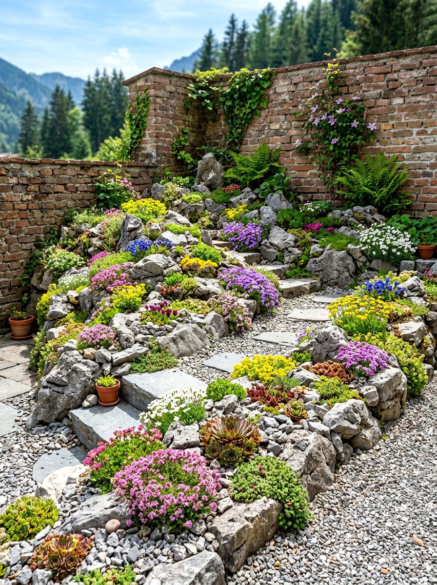 Alpine Rockery Garden - 30 Victorian garden ideas