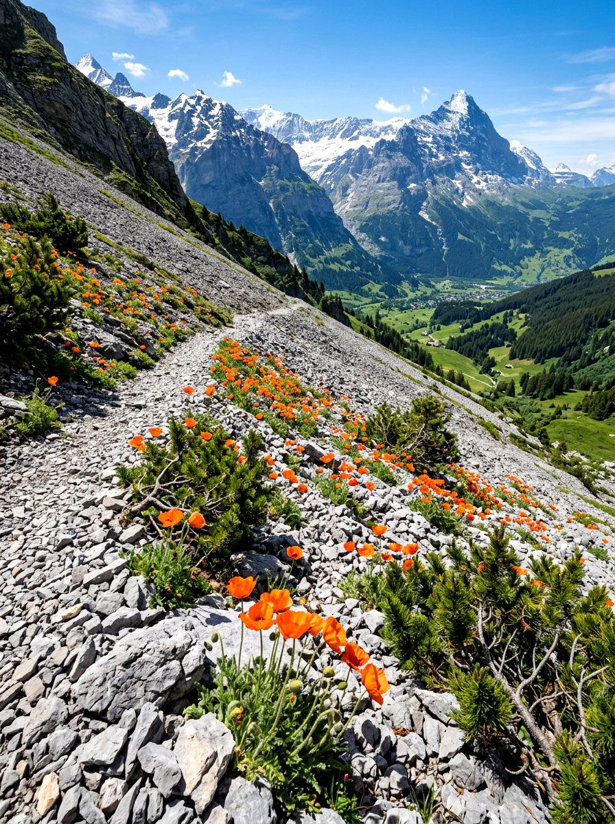 Alpine Scree Bed - 30 alpine garden ideas