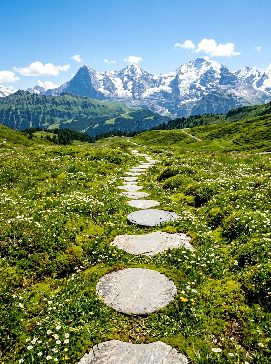 Alpine Stepping Stones - 30 alpine garden ideas