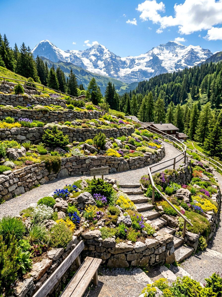 Alpine Terrace Garden - 30 alpine garden ideas