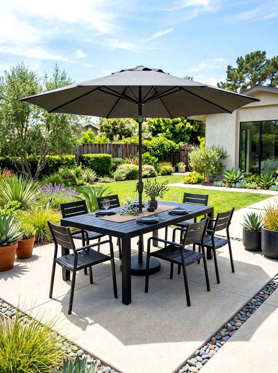 Aluminum Dining Set - 30 garden furniture ideas