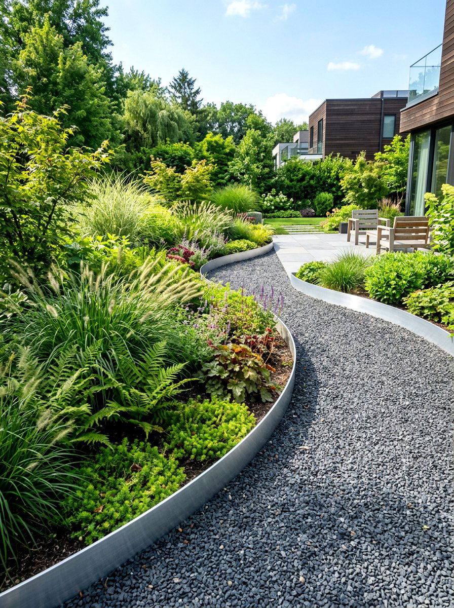 Aluminum Landscape Edging - 30 mow strip ideas