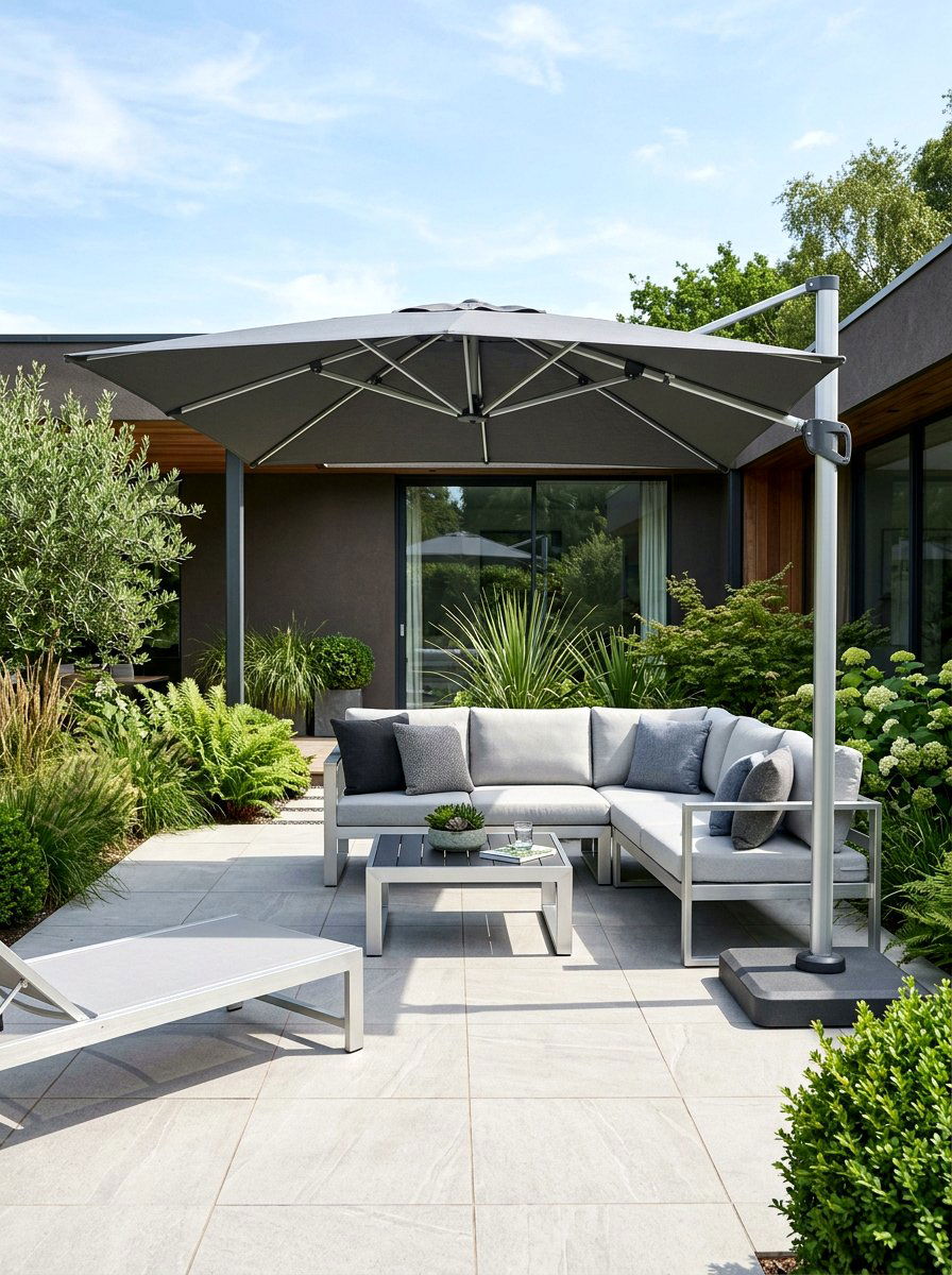 Aluminum Patio Umbrella - 30 patio umbrella ideas