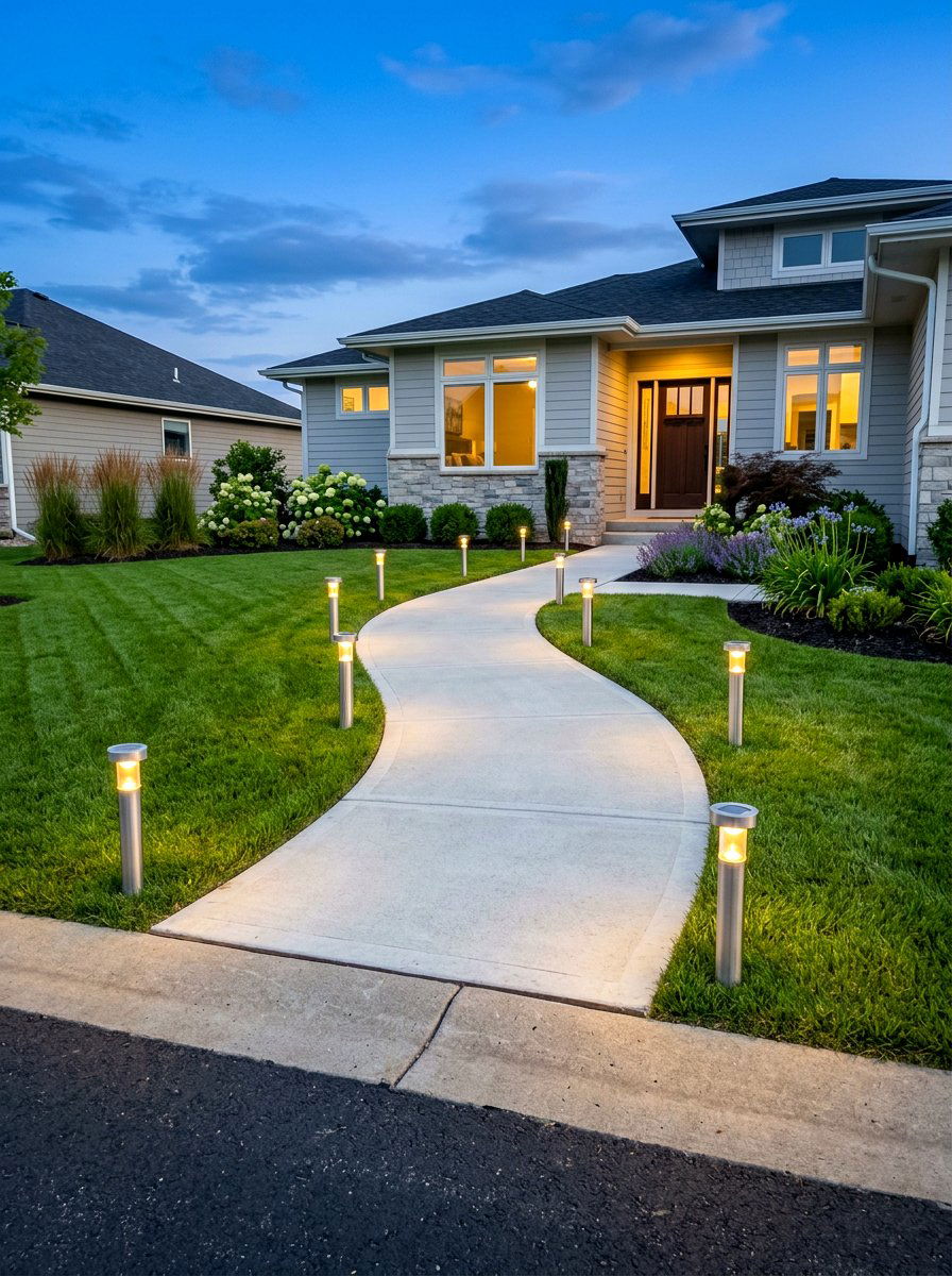 Aluminum Stake Lighting - 30 pathway lighting ideas