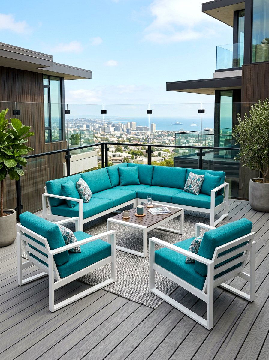 Aluminum deck set - 30 deck lounge furniture ideas