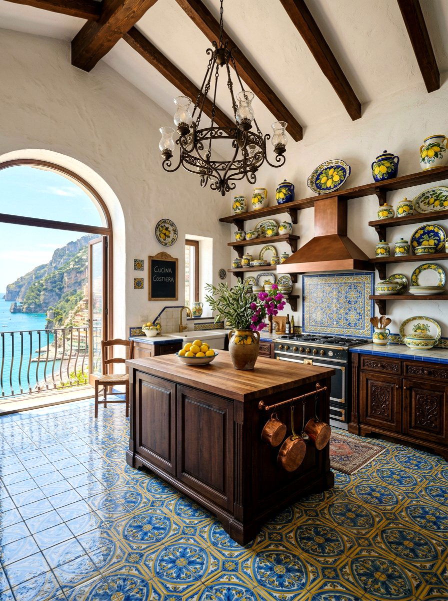 Amalfi Coast Kitchen Theme - 30 summer lemon kitchen ideas