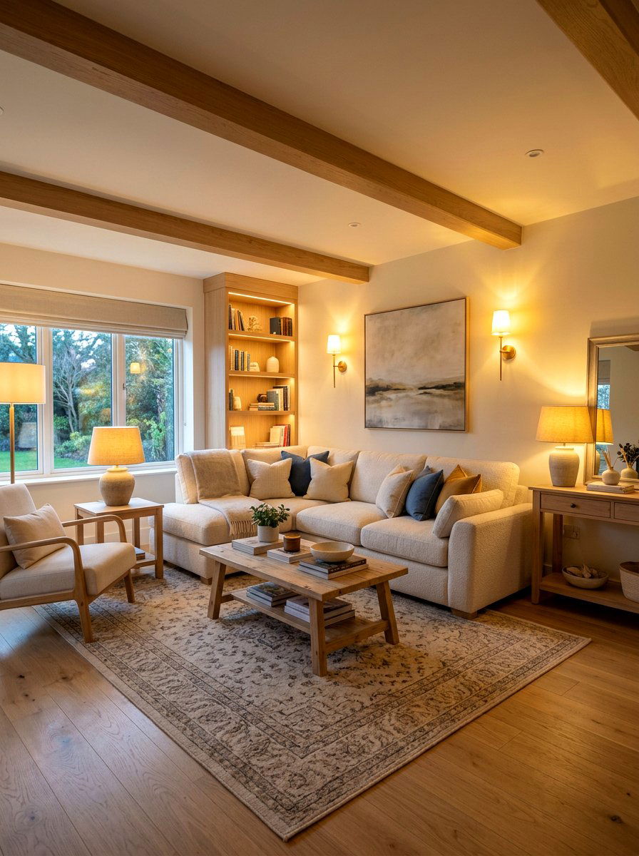 Ambient Lighting Room - 30 winter living room styling ideas