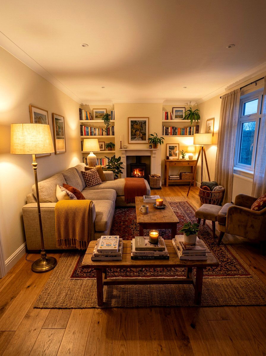 Ambient Warm Lighting - 30 quiet romance home ideas