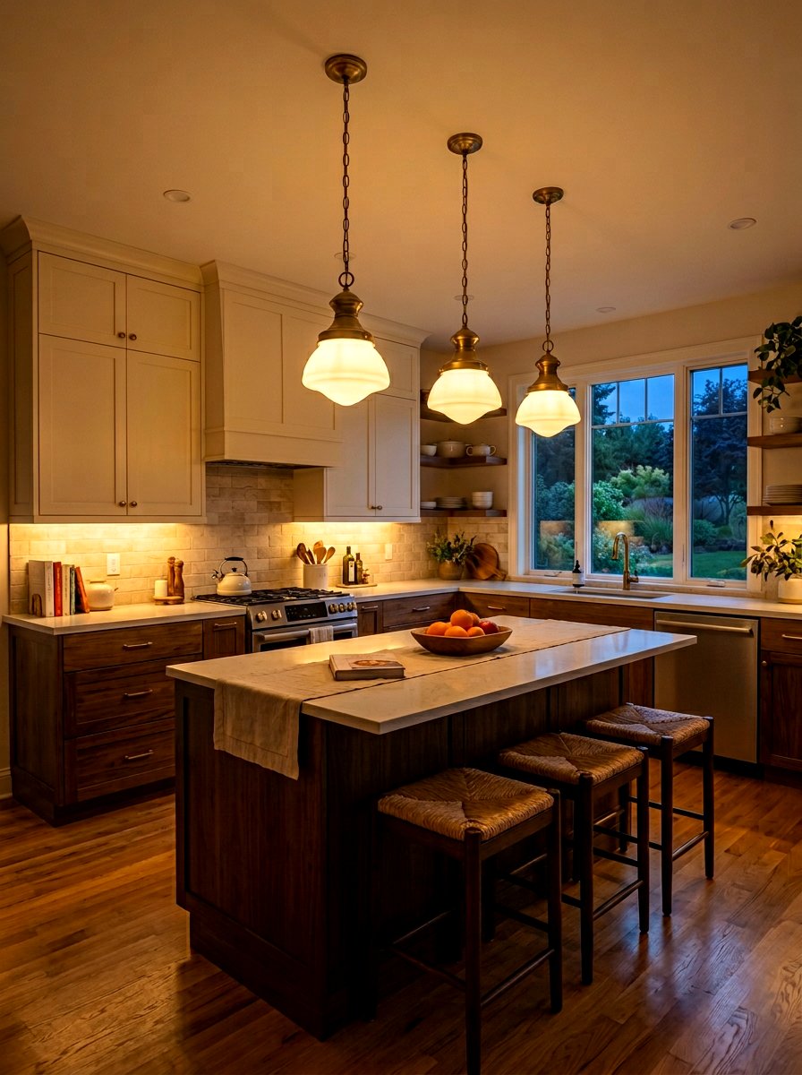 Ambient lighting kitchen - 30 Japandi kitchen ideas