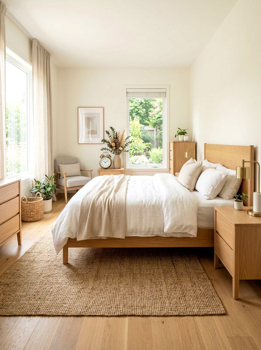 Analog Alarm Clock - 30 phone free bedroom ideas