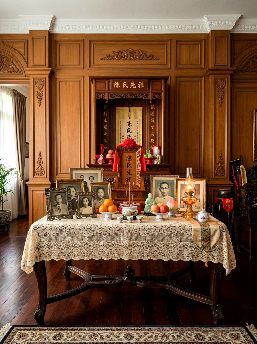 Ancestor Memorial Table - 30 home altar ideas