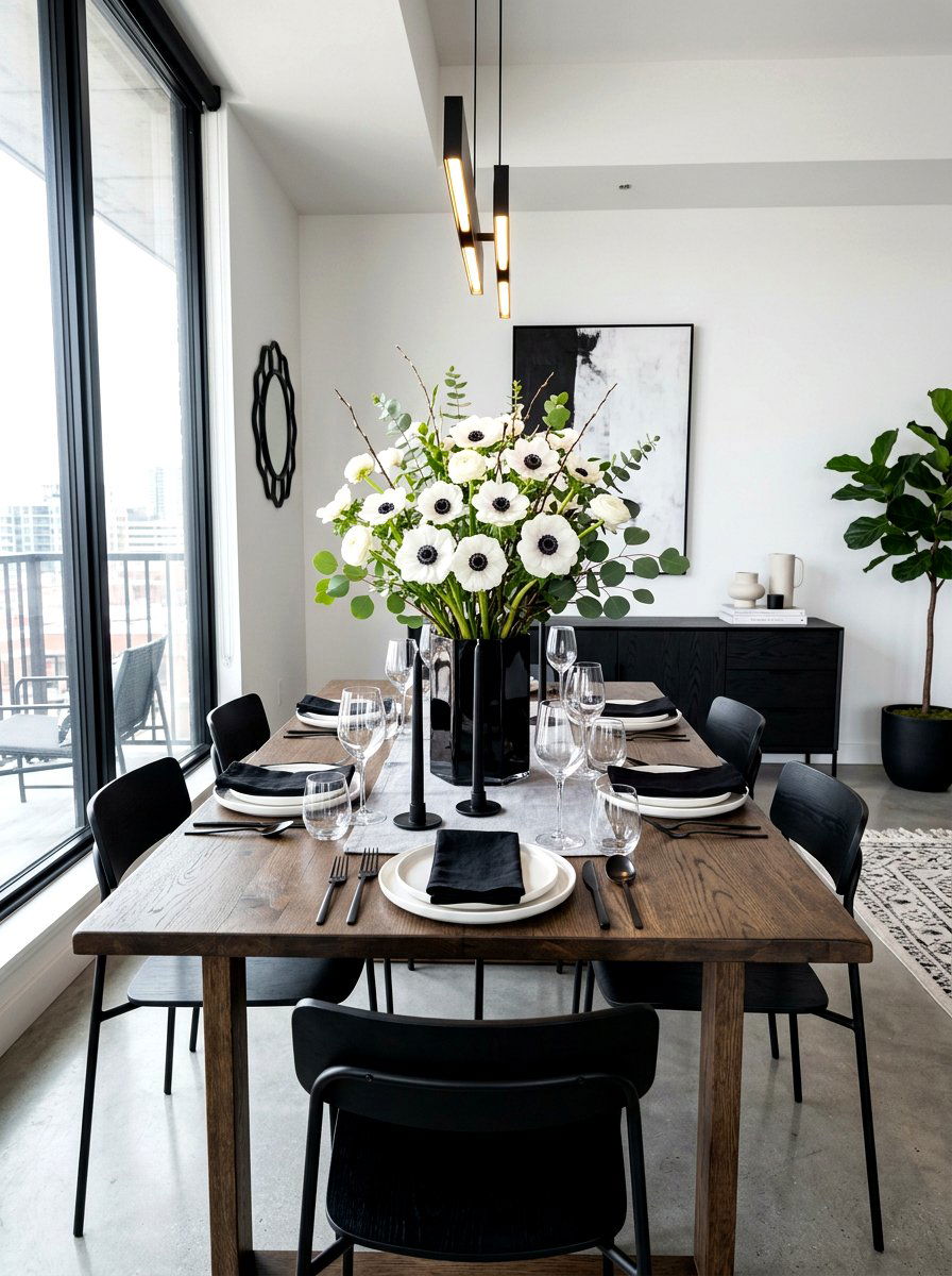 Anemone Flower Centerpiece - 30 floral centerpiece ideas