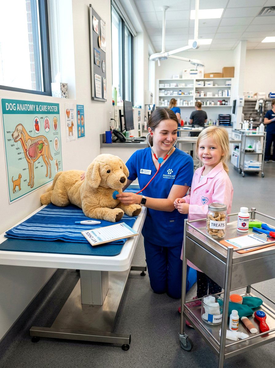 Animal Hospital Veterinary Corner - 30 imaginative play corner ideas