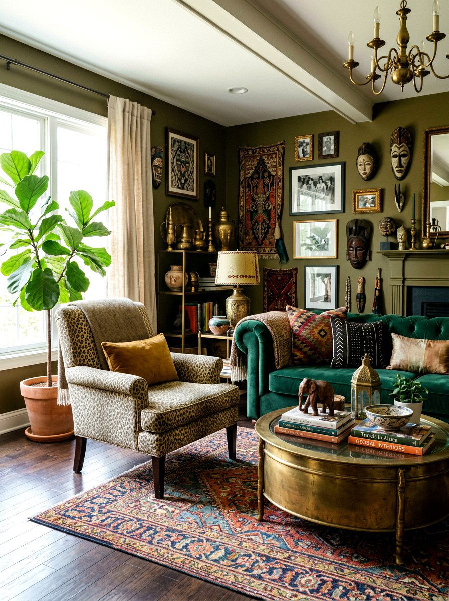 Animal print armchair - 30 statement armchair ideas