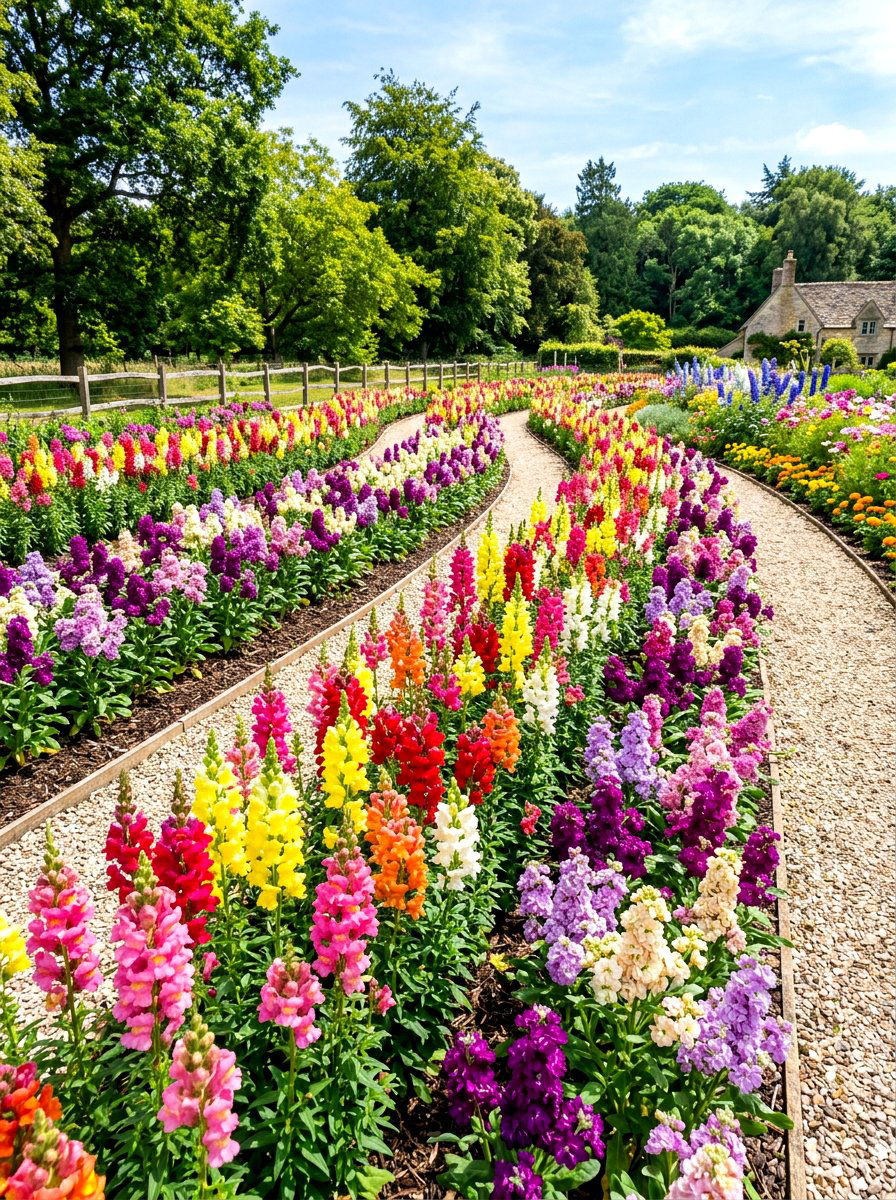 Annual flower garden - 30 cottage cutting garden ideas