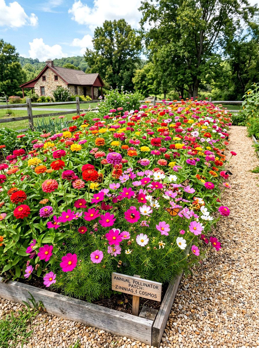 Annual pollinator patch - 30 wildflower patch ideas