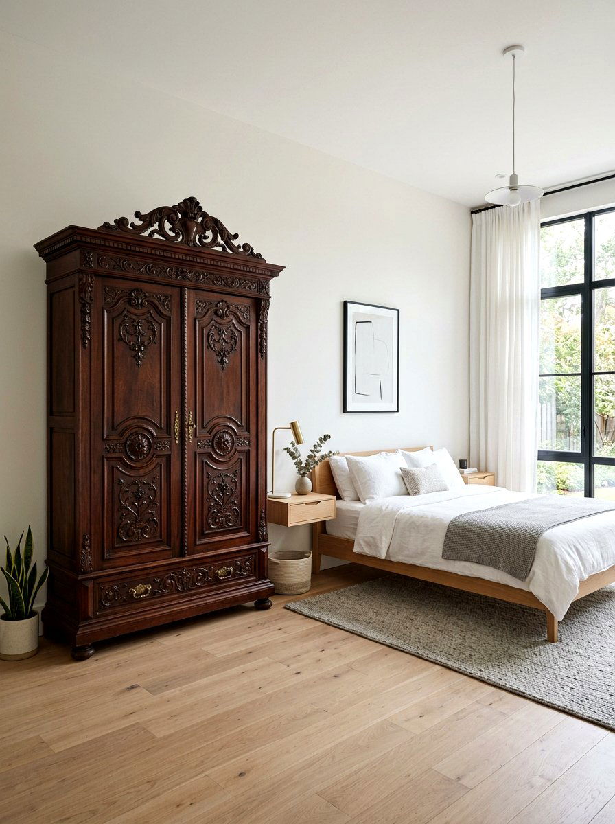 Antique Accent Furniture - 30 eclectic home decor ideas