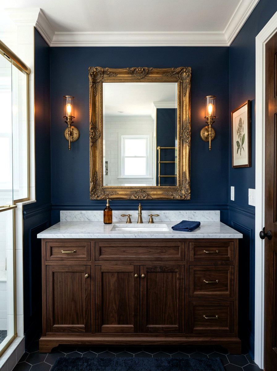Antique Brass Bathroom Mirror - 30 bathroom mirror ideas