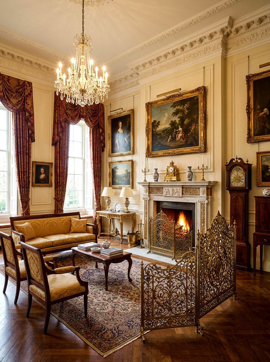 Antique Brass Screen - 30 folding screen ideas