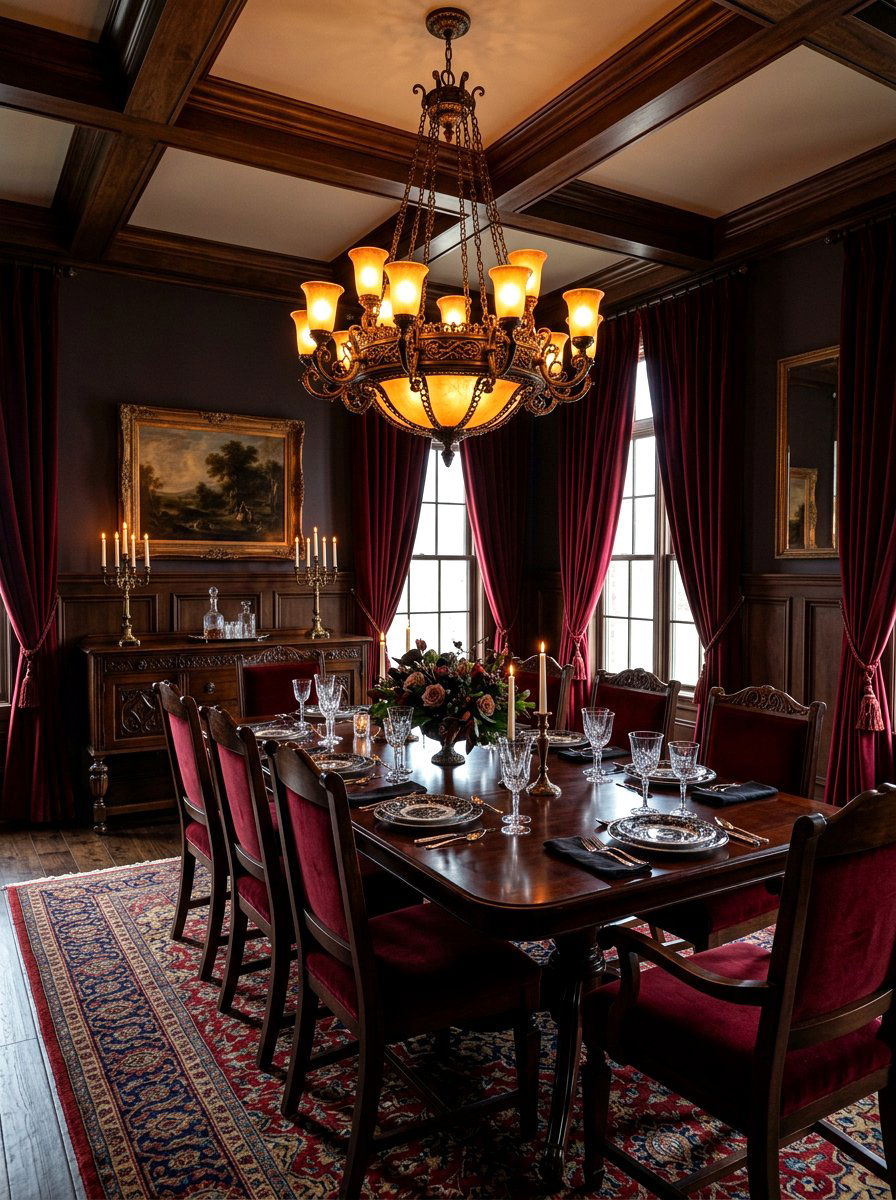 Antique Bronze Chandelier - 30 classic dining room chandelier ideas