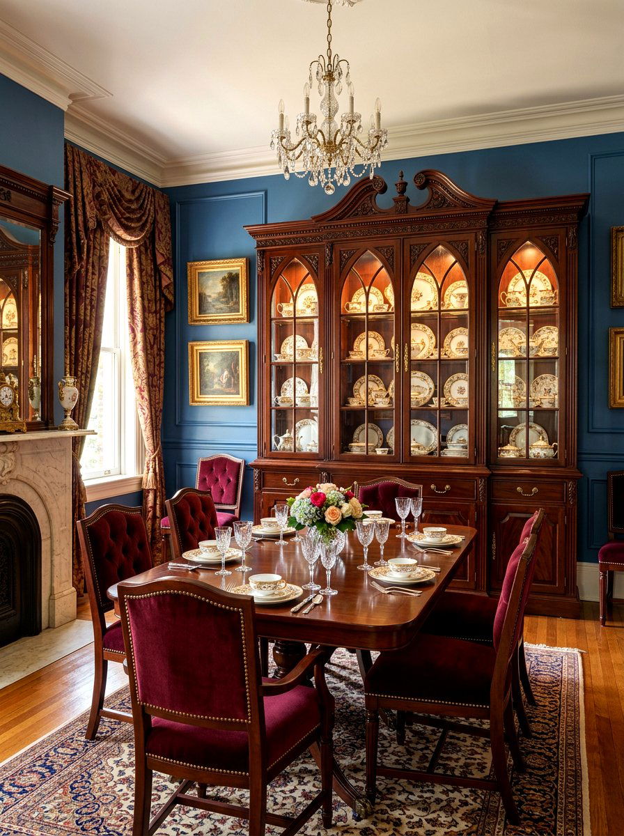 Antique China Cabinet - 30 vintage china display ideas