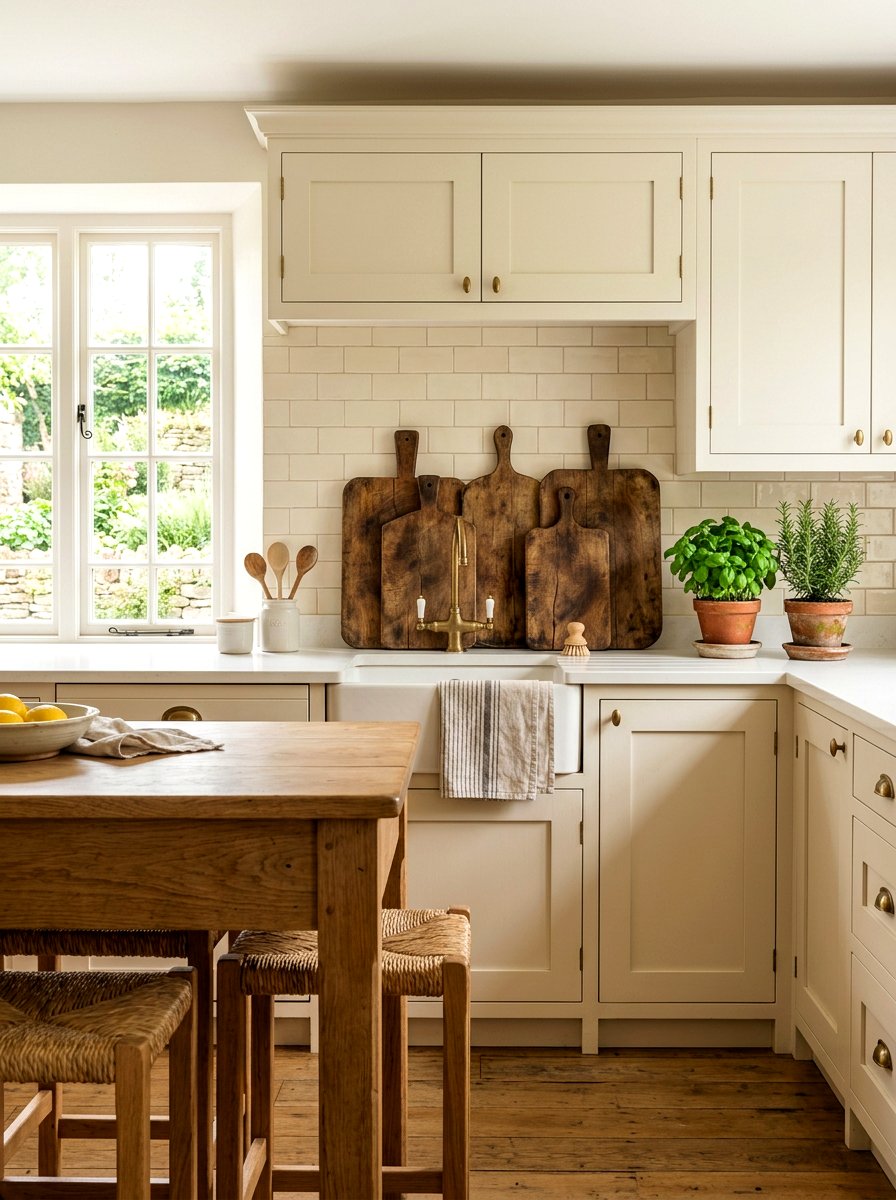 Antique Cutting Boards - 30 heirloom kitchen decor ideas